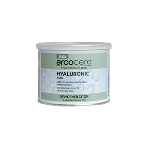 Warmwachs HYALURONIC ACID mit Hyaluronsäure - ideal für trockene, empfindliche Haut - cremige Textur - Dose 400ml